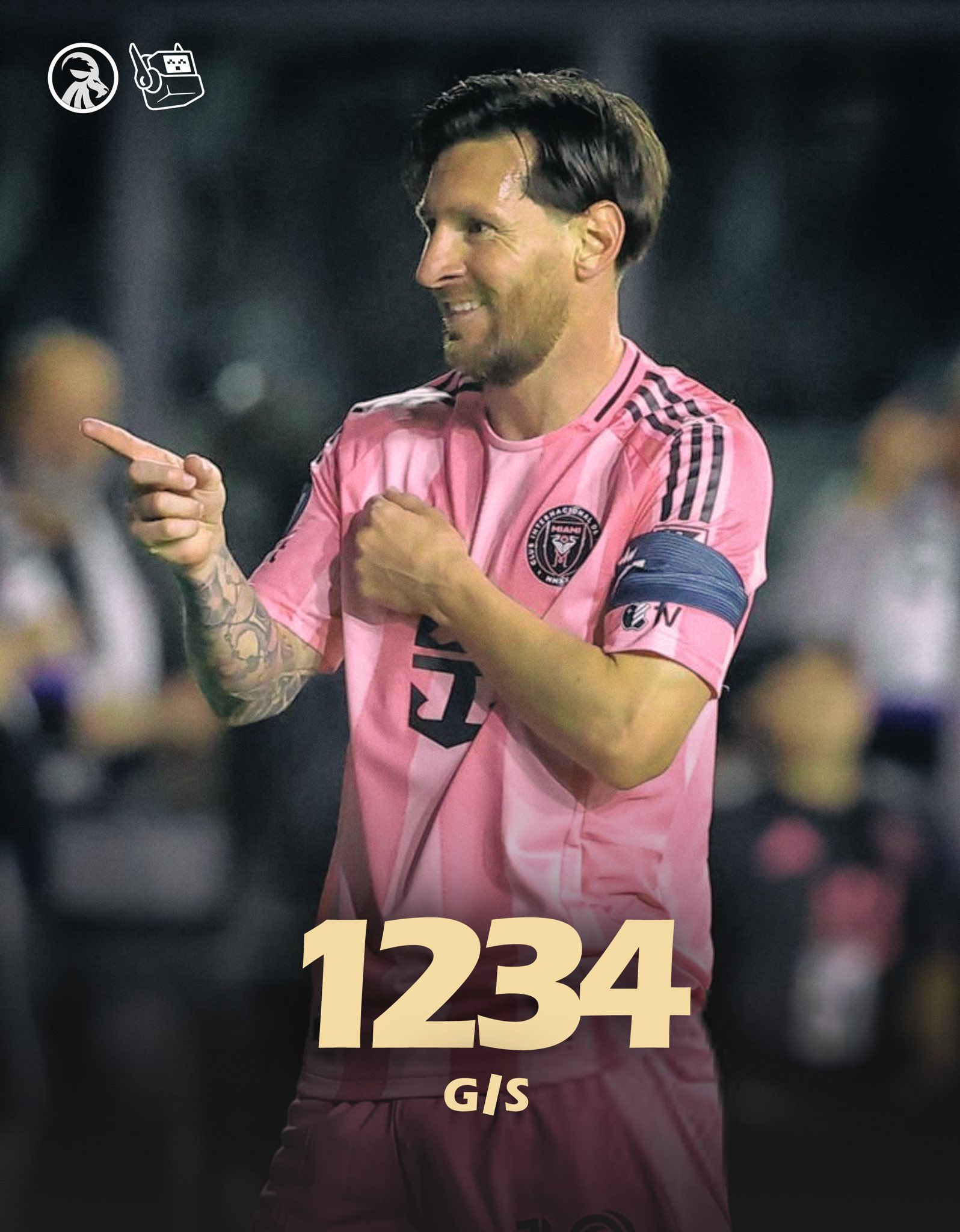 回歸即進球！37歲梅西生涯目前853球381助，參與進球數(shù)1234球！