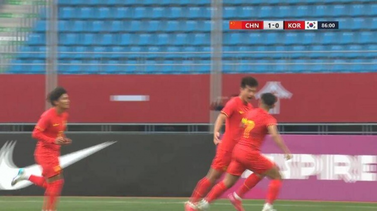 U22國足1-0韓國全場數(shù)據(jù)：控球率49%落后韓國，10射7正領先對手